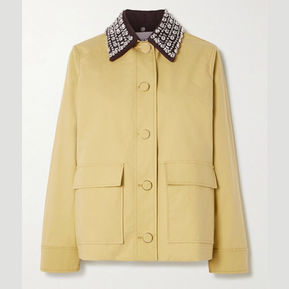 Veronica Beard Arlen Dickey Crystal-Collar Coat – Relaxed Lcon